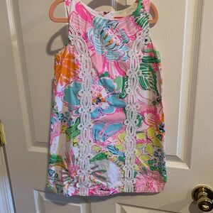 Lilly Pulitzer Pink and Green Floral Dress